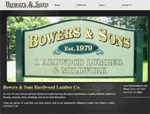Tablet Screenshot of bowersandsons.com